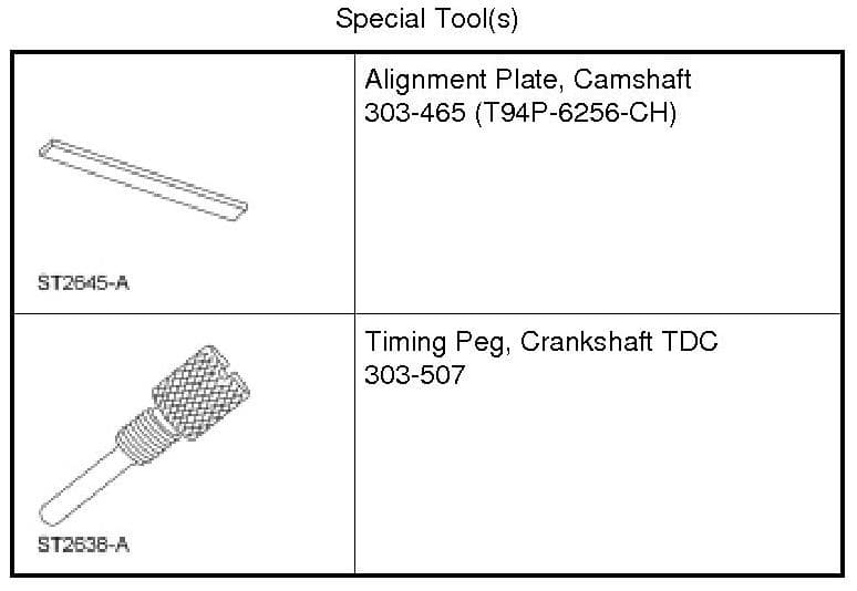 Factory diagram — Camshaft Gear/Sprocket