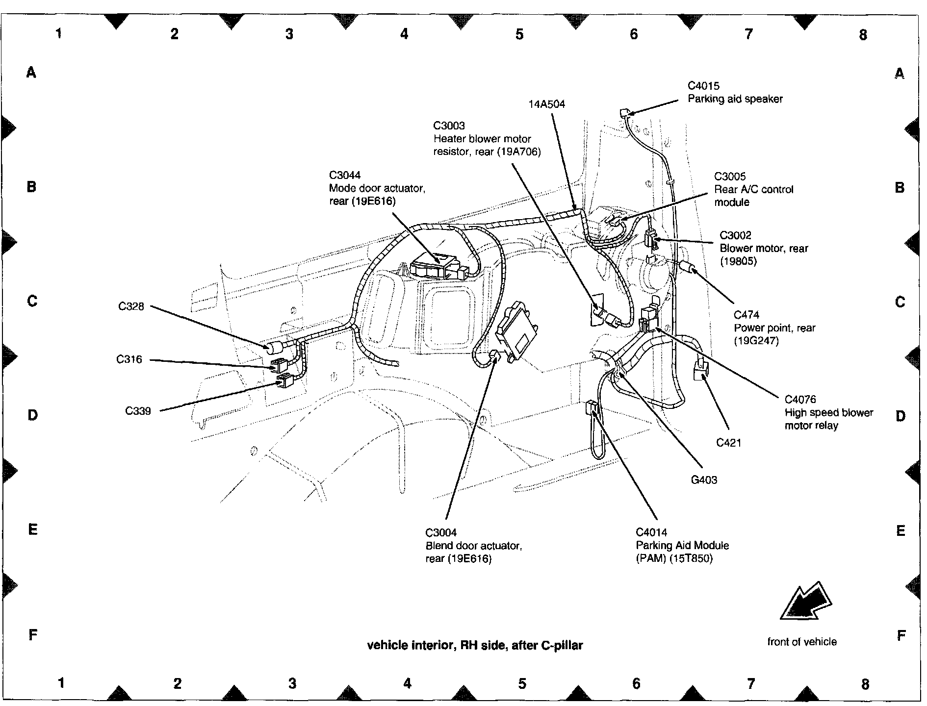 Factory diagram — Blower Motor
