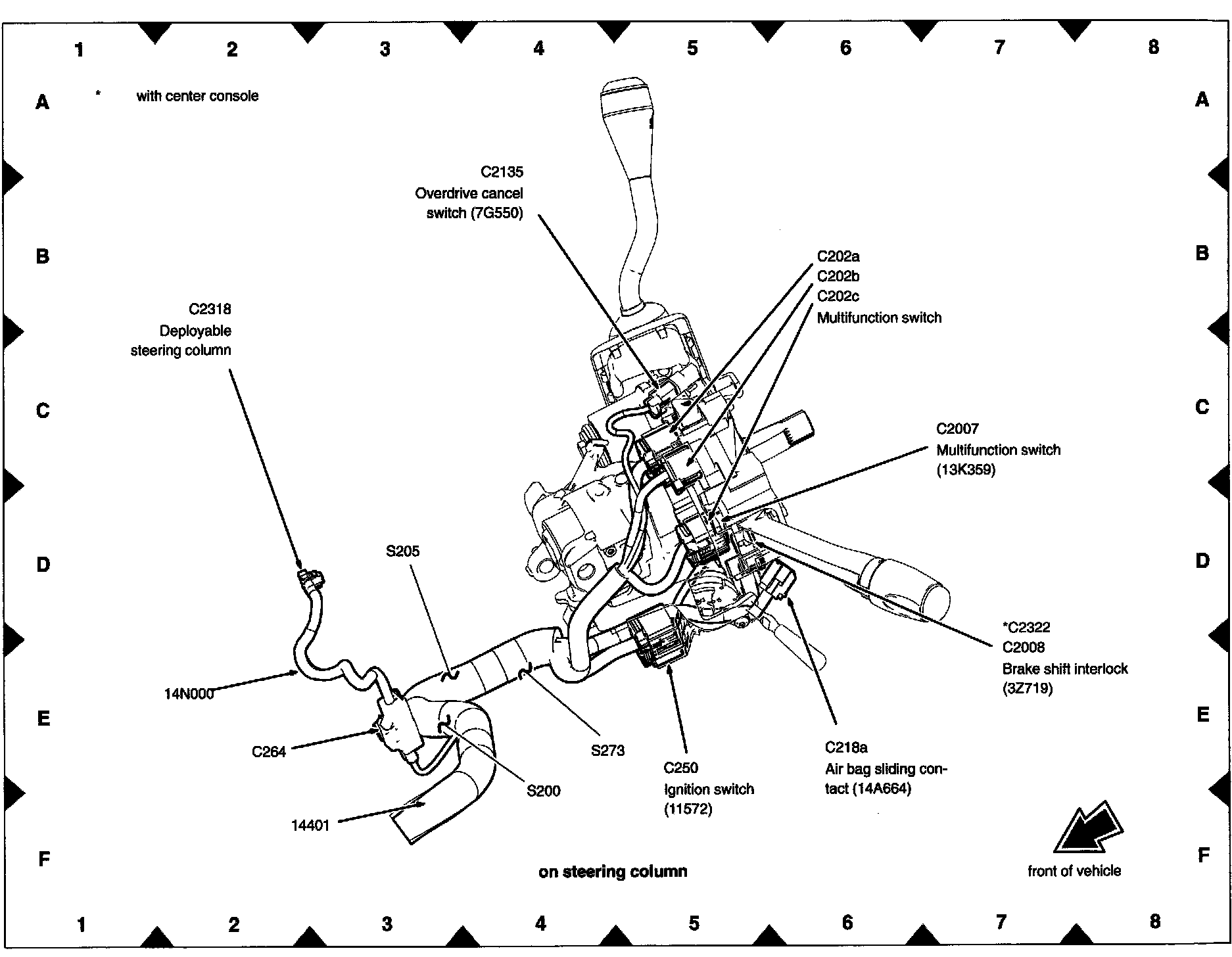 Factory diagram — Overdrive Switch