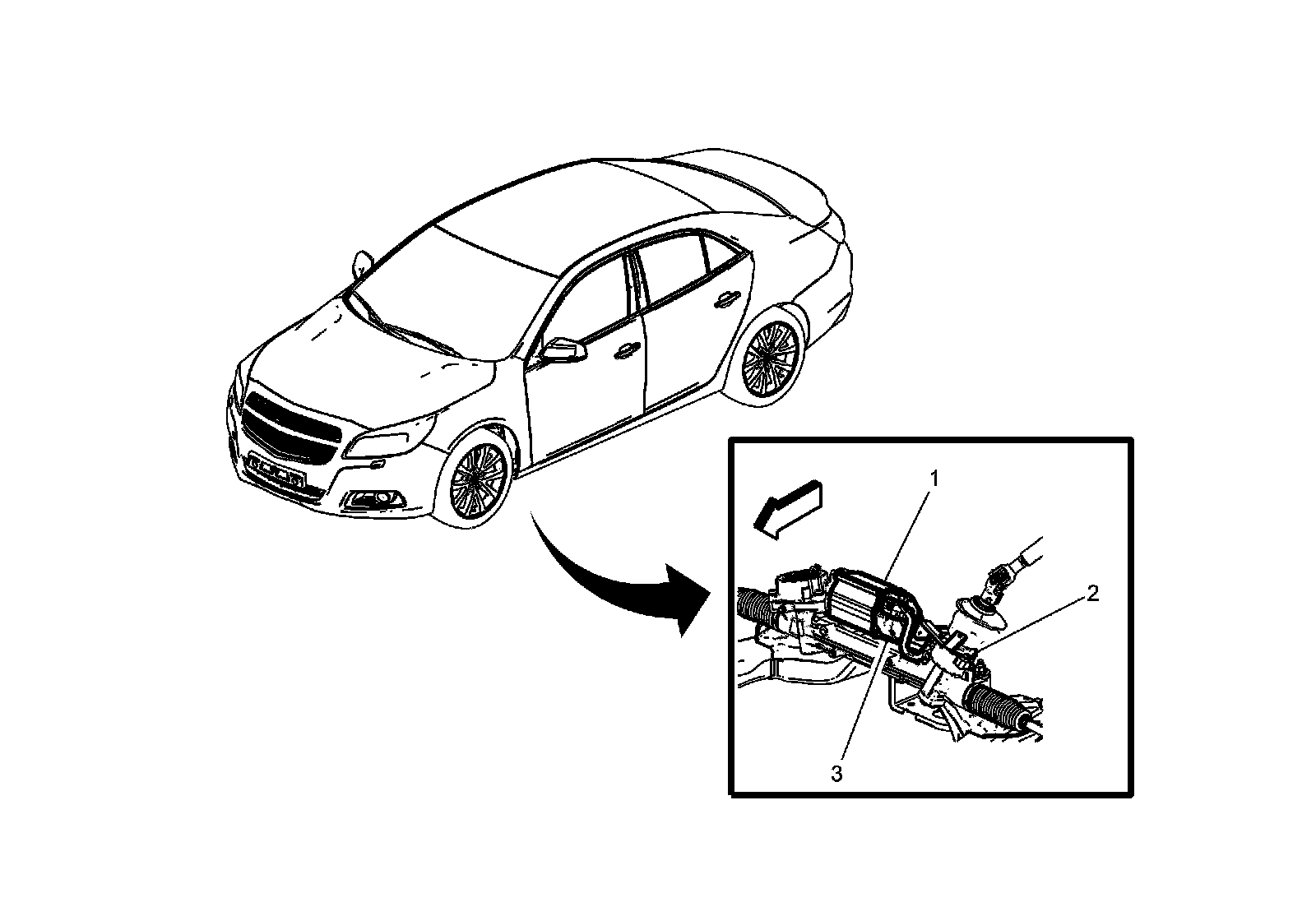 Factory diagram — Steering Gear