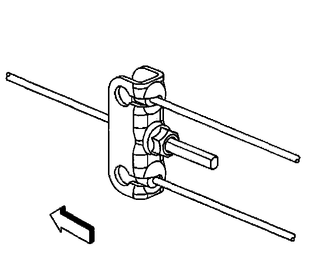 Factory diagram — Parking Brake Cable