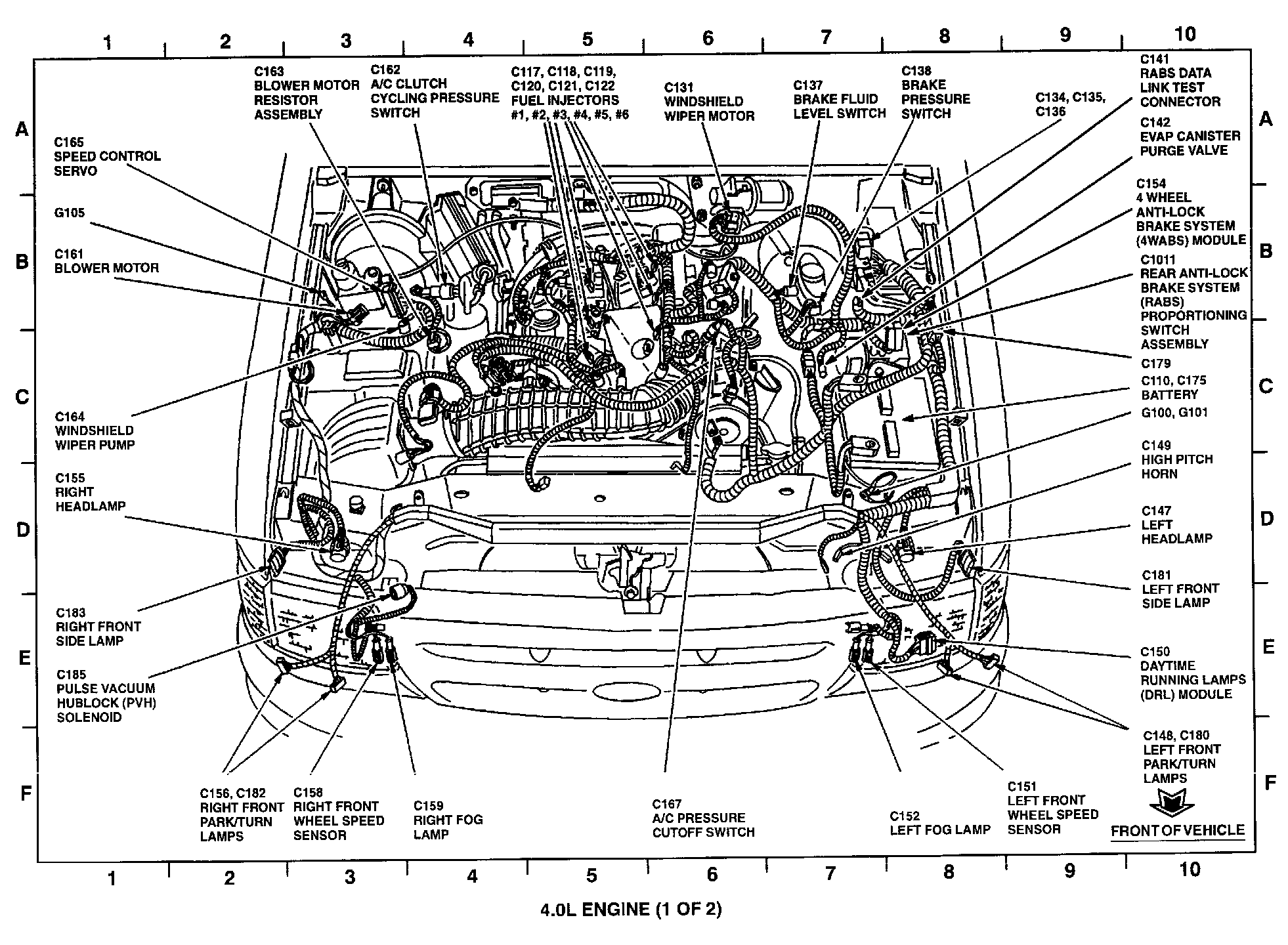 Factory diagram — Wheel Speed Sensor