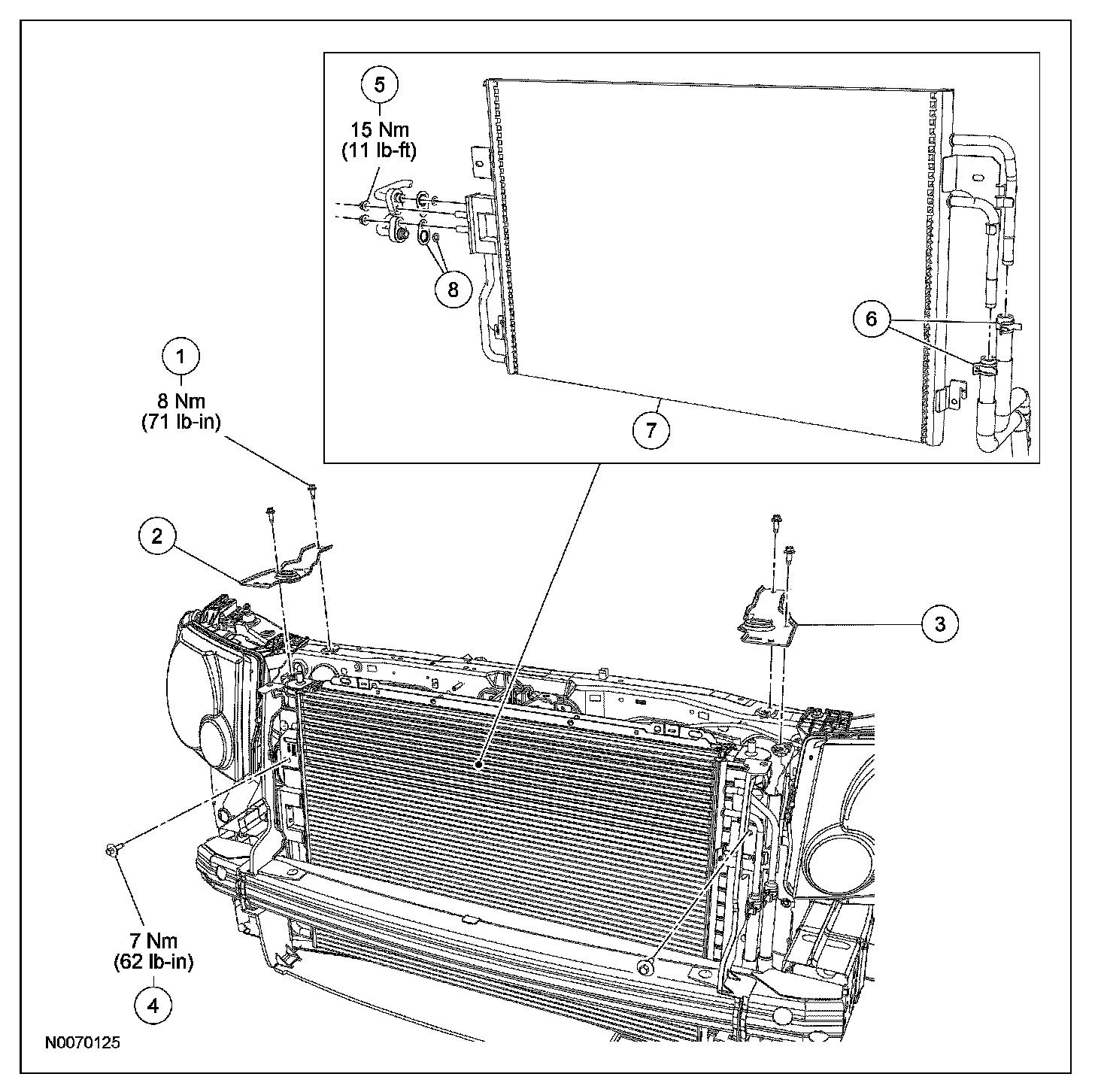 Factory diagram — Condenser HVAC