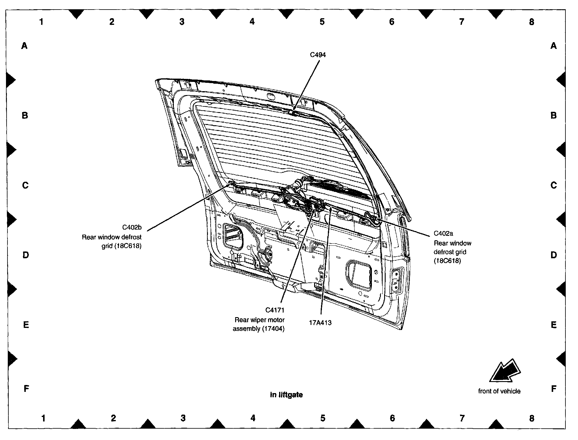 Factory diagram — Wiper Motor