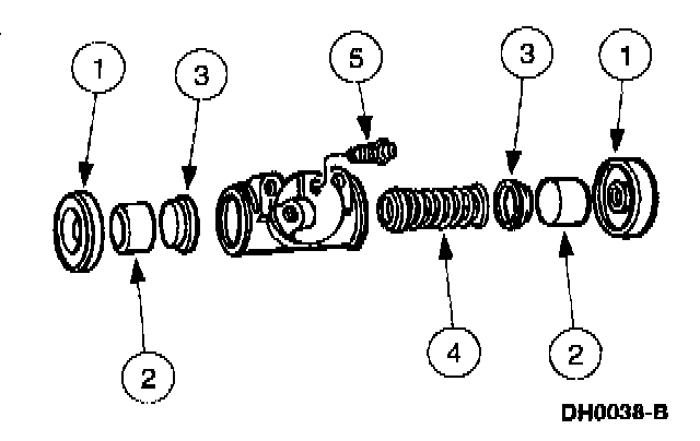 Factory diagram — Wheel Cylinder