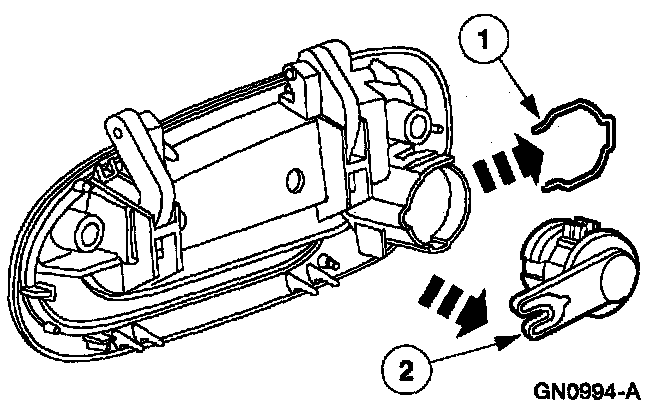 Factory diagram — Door Lock Cylinder