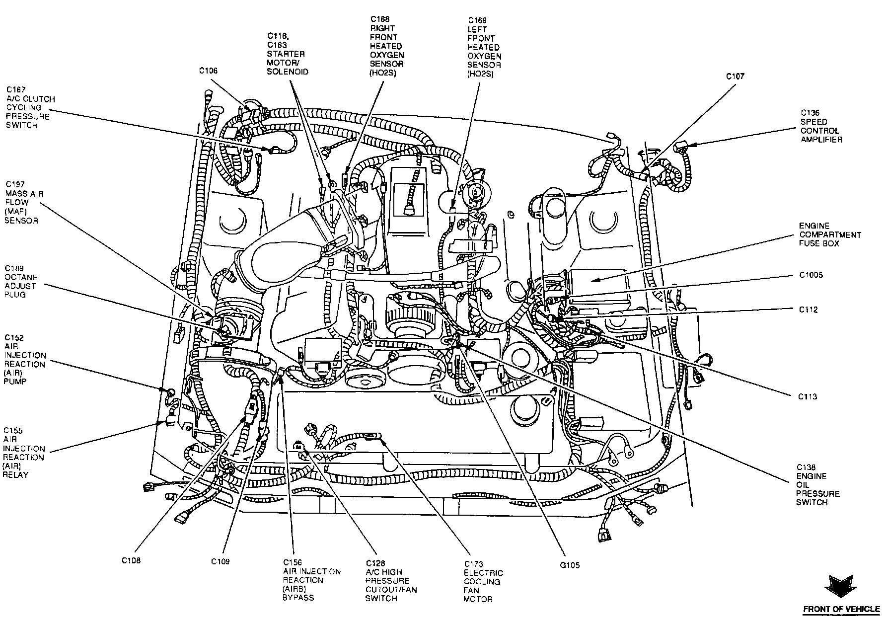 Factory diagram — Fog/Driving Lamp Relay
