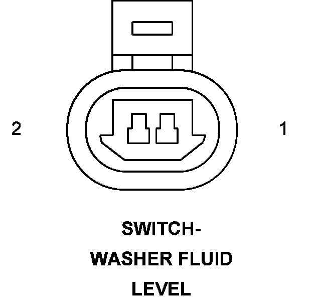 Factory diagram — Washer Fluid Level Switch