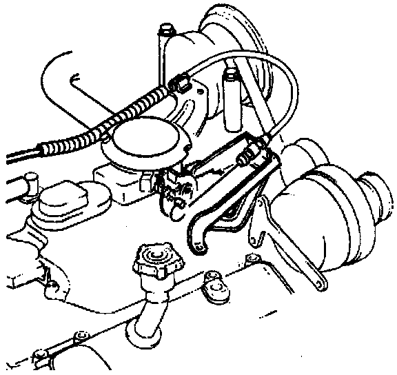 Factory diagram — Throttle Cable/Linkage