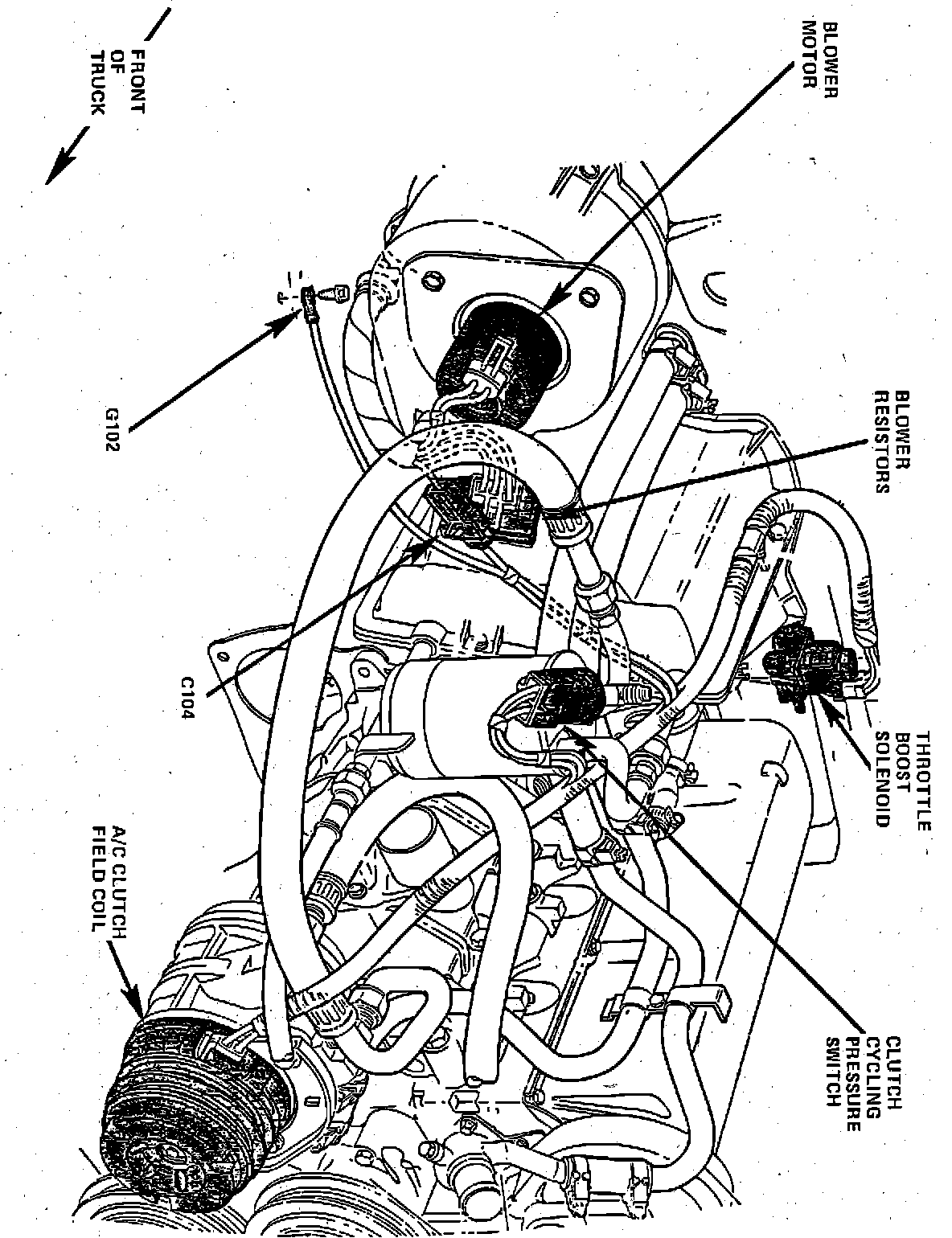Factory diagram — Cruise Control Servo