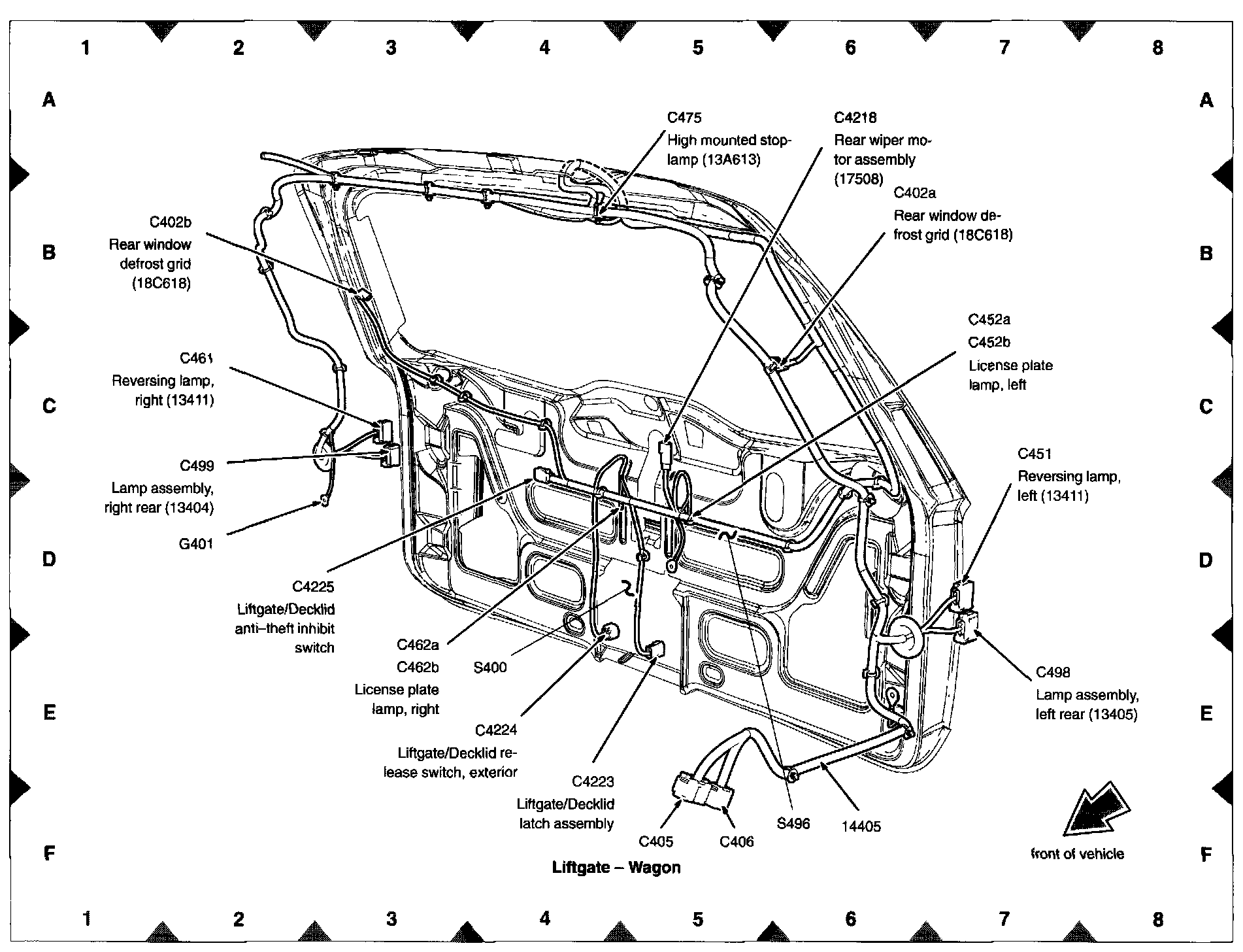 Factory diagram — Wiper Motor
