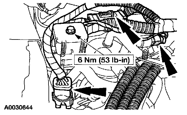Factory diagram — Fuel Injector Wiring Harness