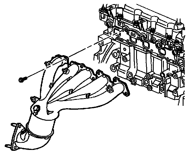 Factory diagram — Exhaust Manifold