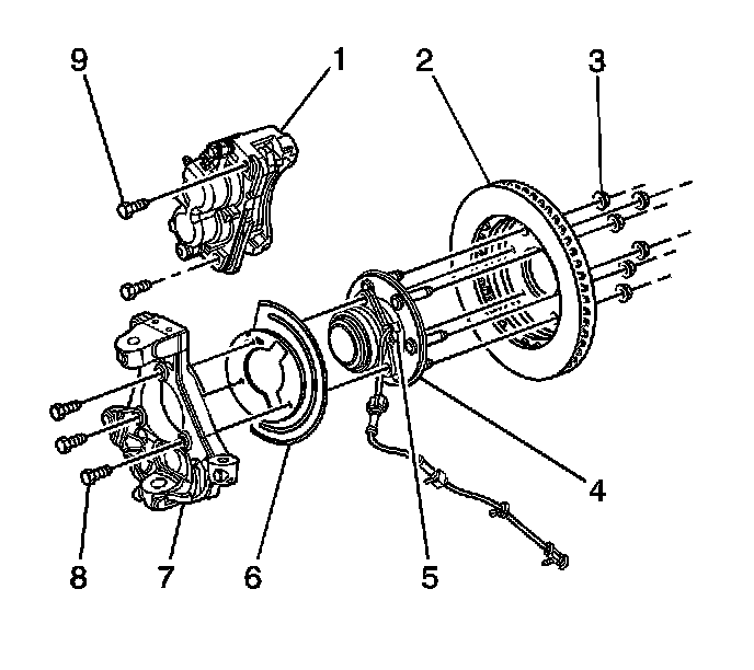 Factory diagram — Wheel Speed Sensor