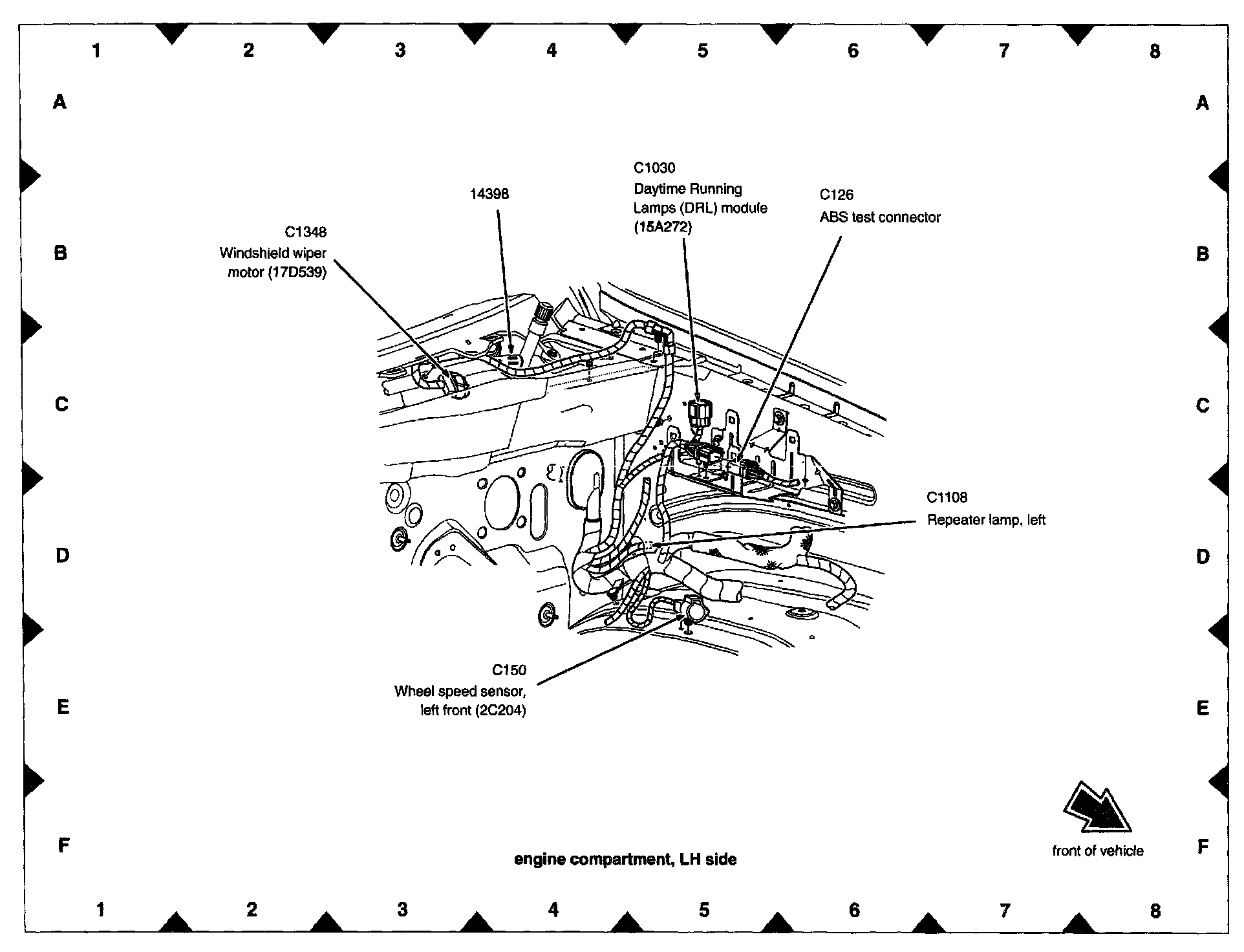 Factory diagram — Wheel Speed Sensor