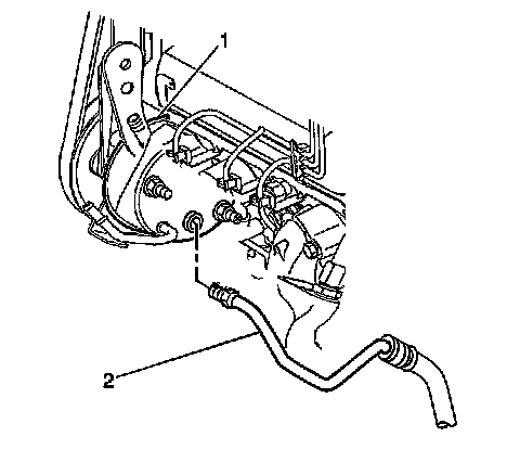 Factory diagram — Power Steering Line/Hose