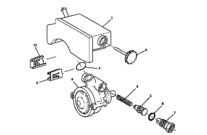 Factory diagram — Power Steering Pump