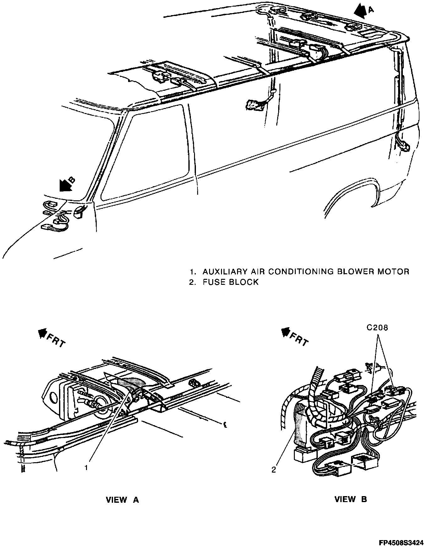 Factory diagram — Blower Motor