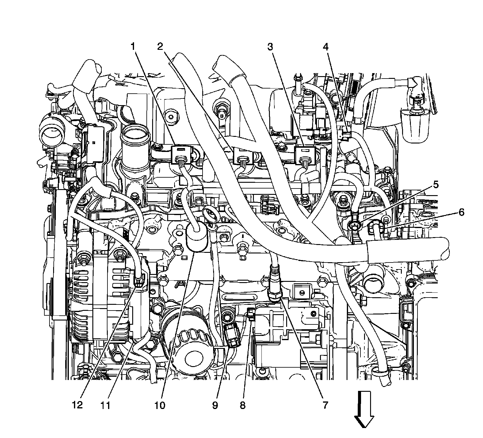 Factory diagram — Oxygen Sensor