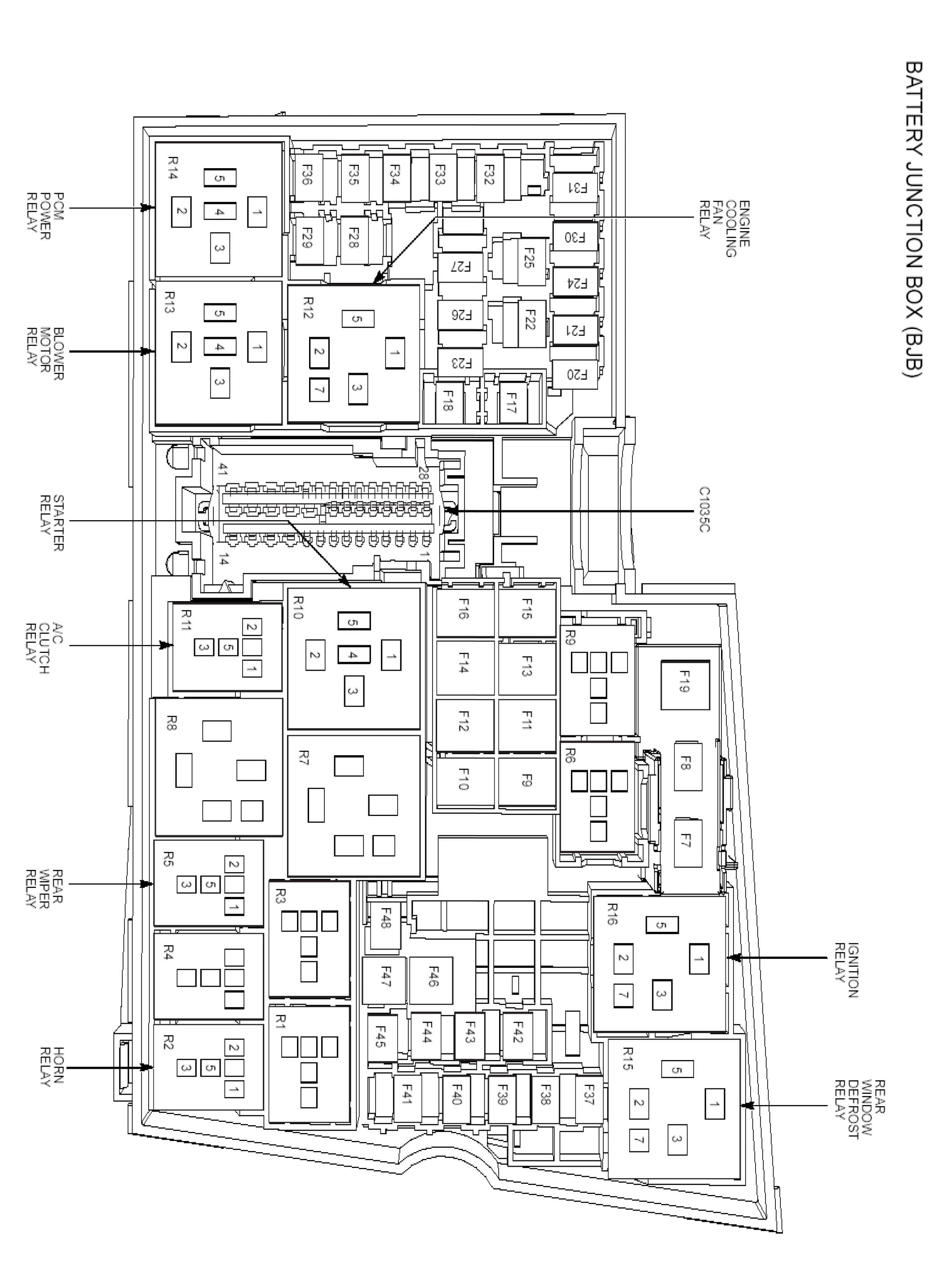 Factory diagram — Horn Relay