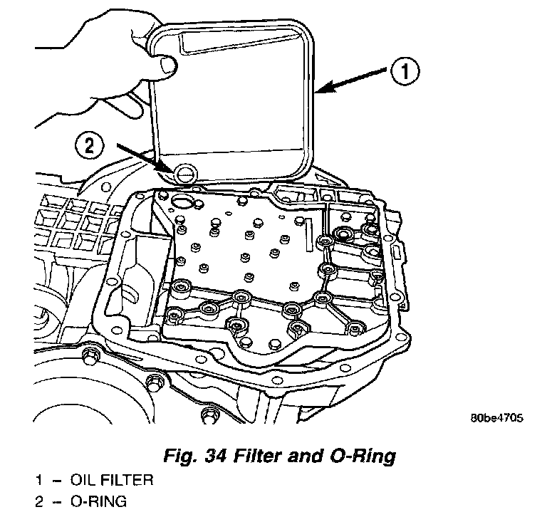 Factory diagram — Fluid Filter - A/T