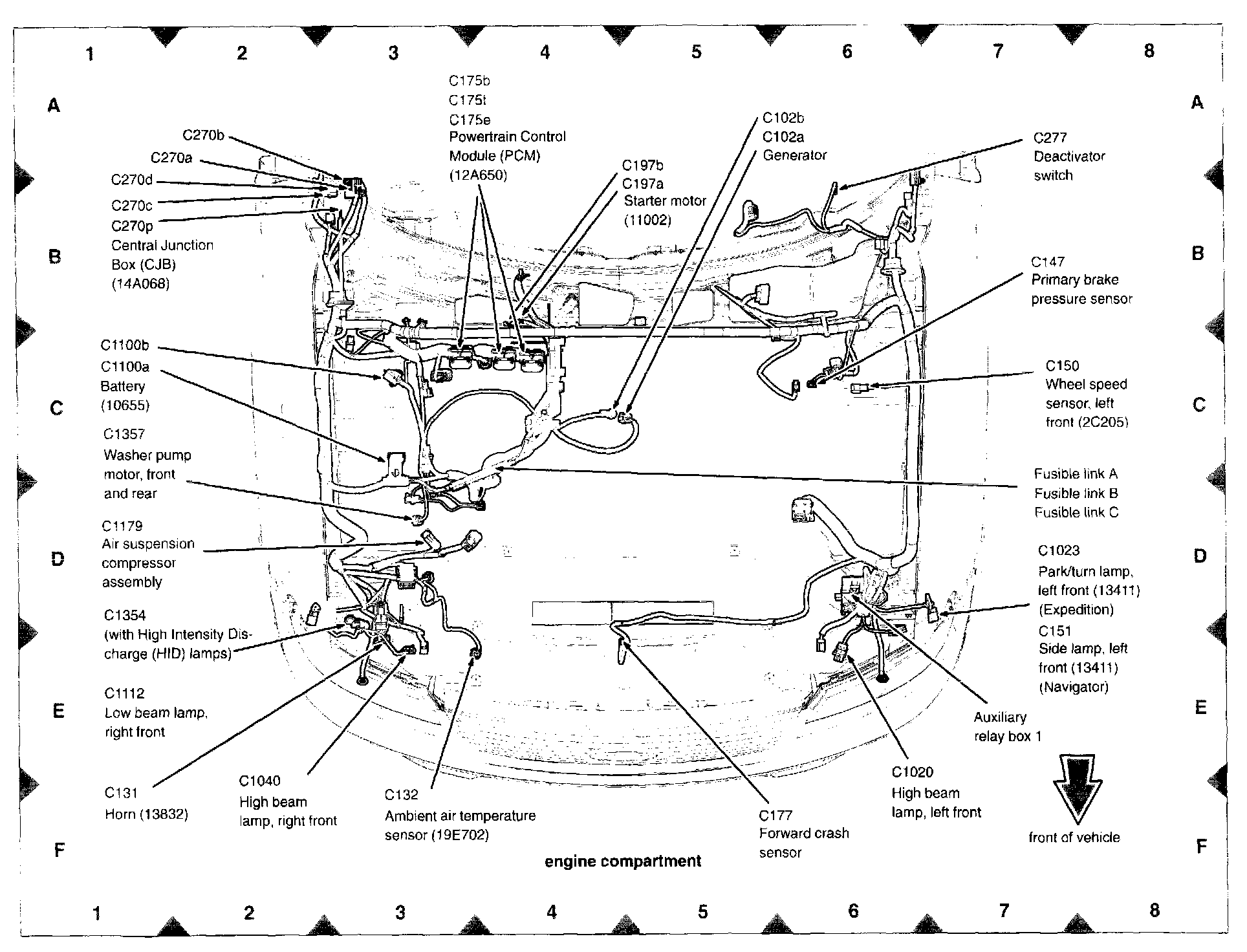 Factory diagram — Wheel Speed Sensor
