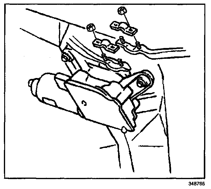 Factory diagram — Wiper Gear Box