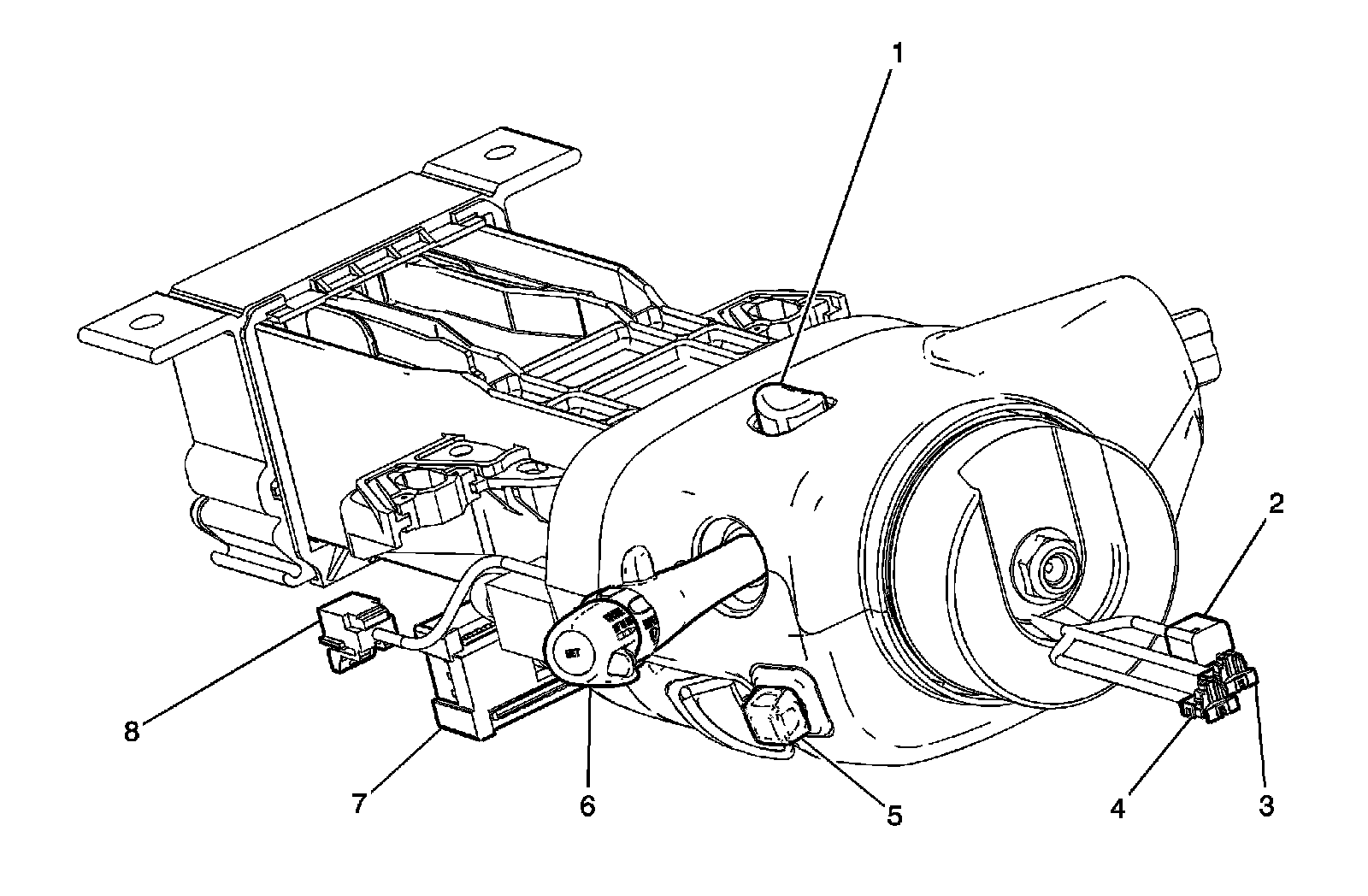 Factory diagram — Combination Switch