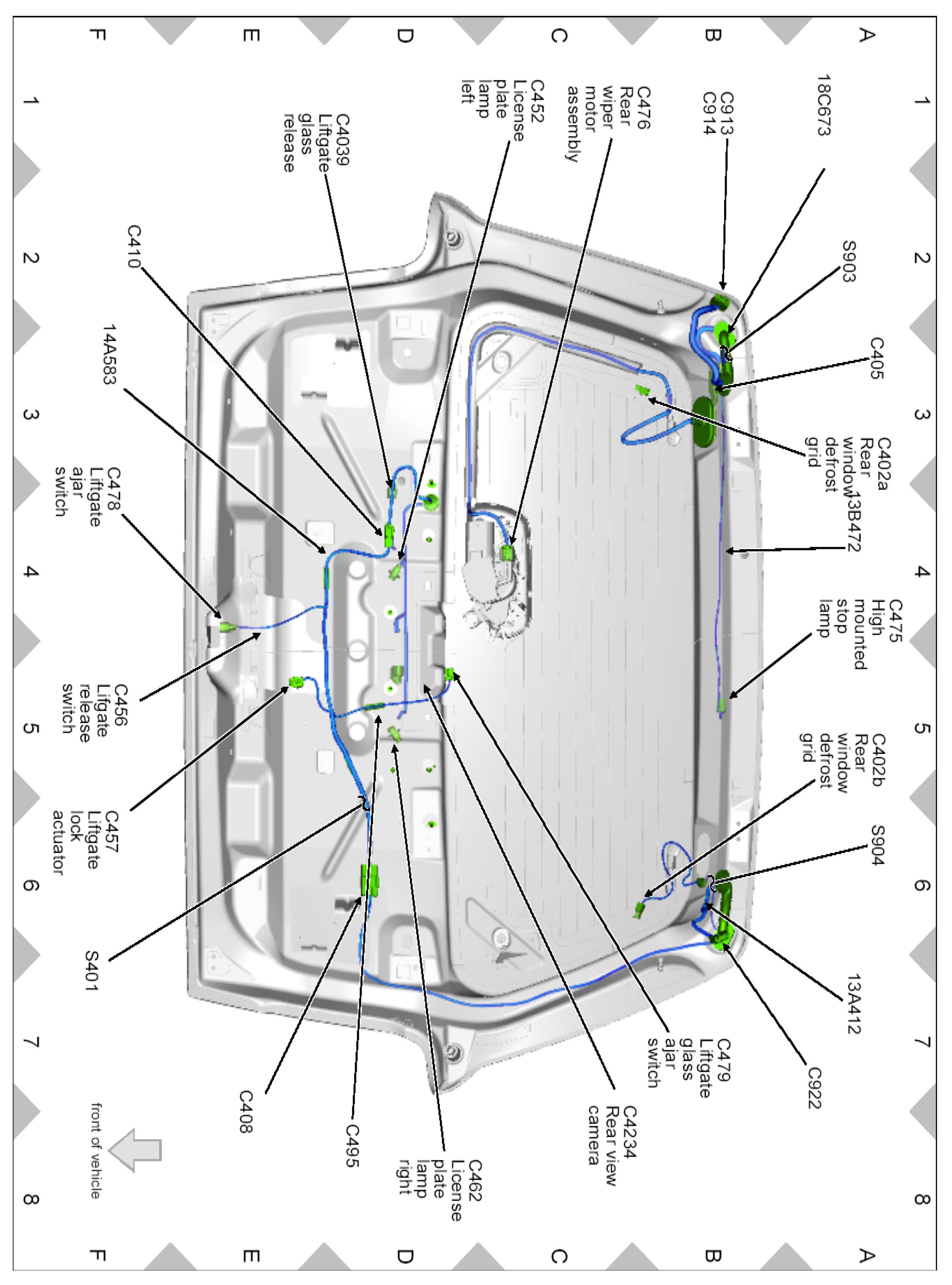 Factory diagram — Wiper Motor