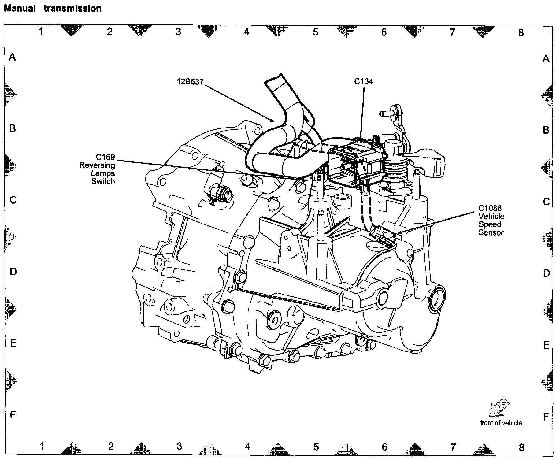 Factory diagram — Vehicle Speed Sensor
