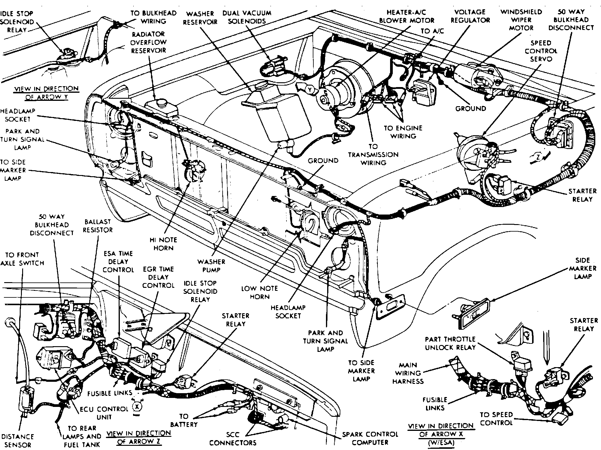 Factory diagram — Torque Converter Clutch Relay