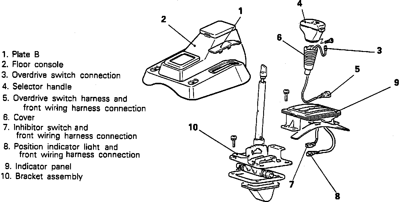 Factory diagram — Neutral Safety Switch
