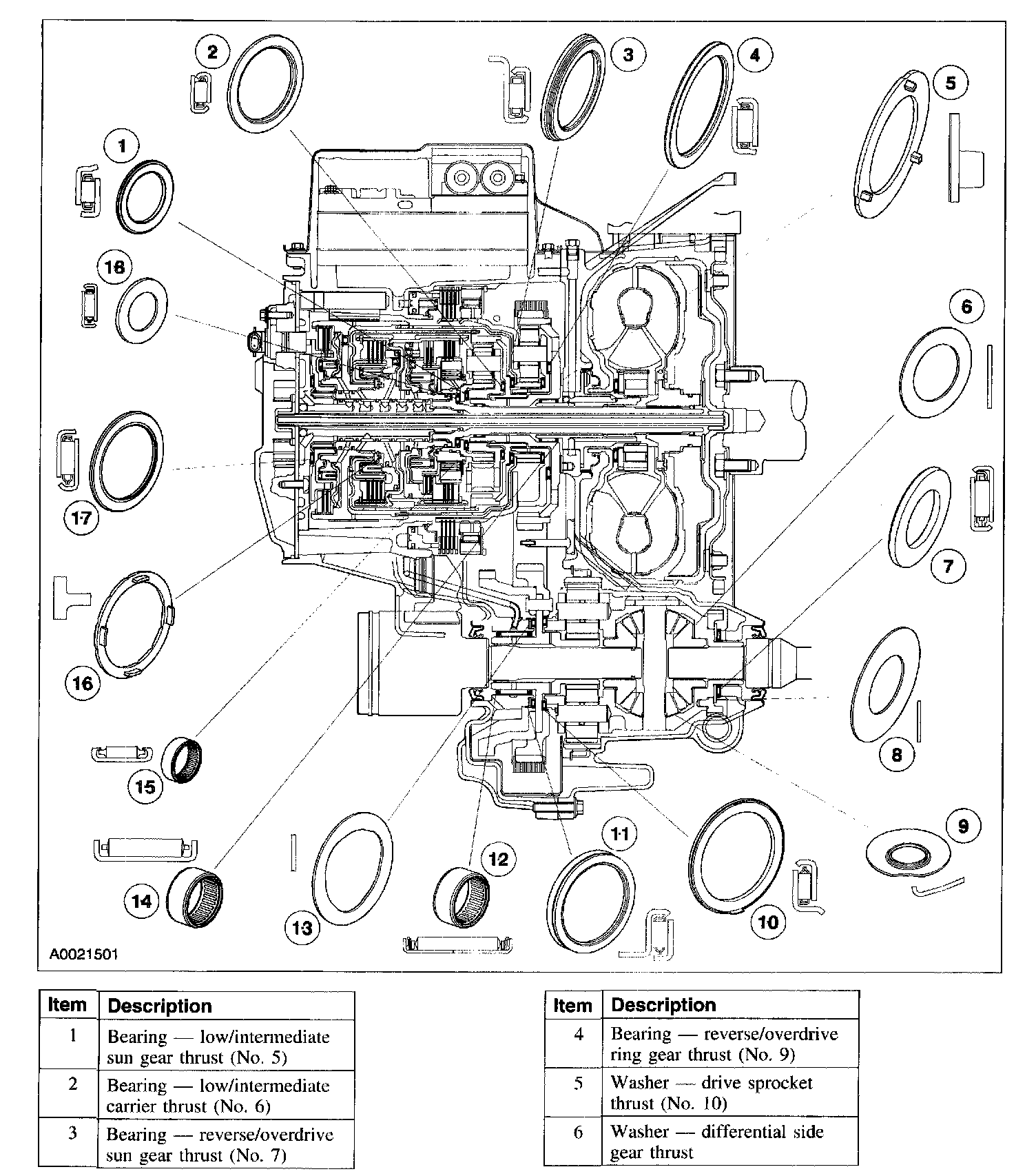 Factory diagram — Automatic Transmission/Transaxle