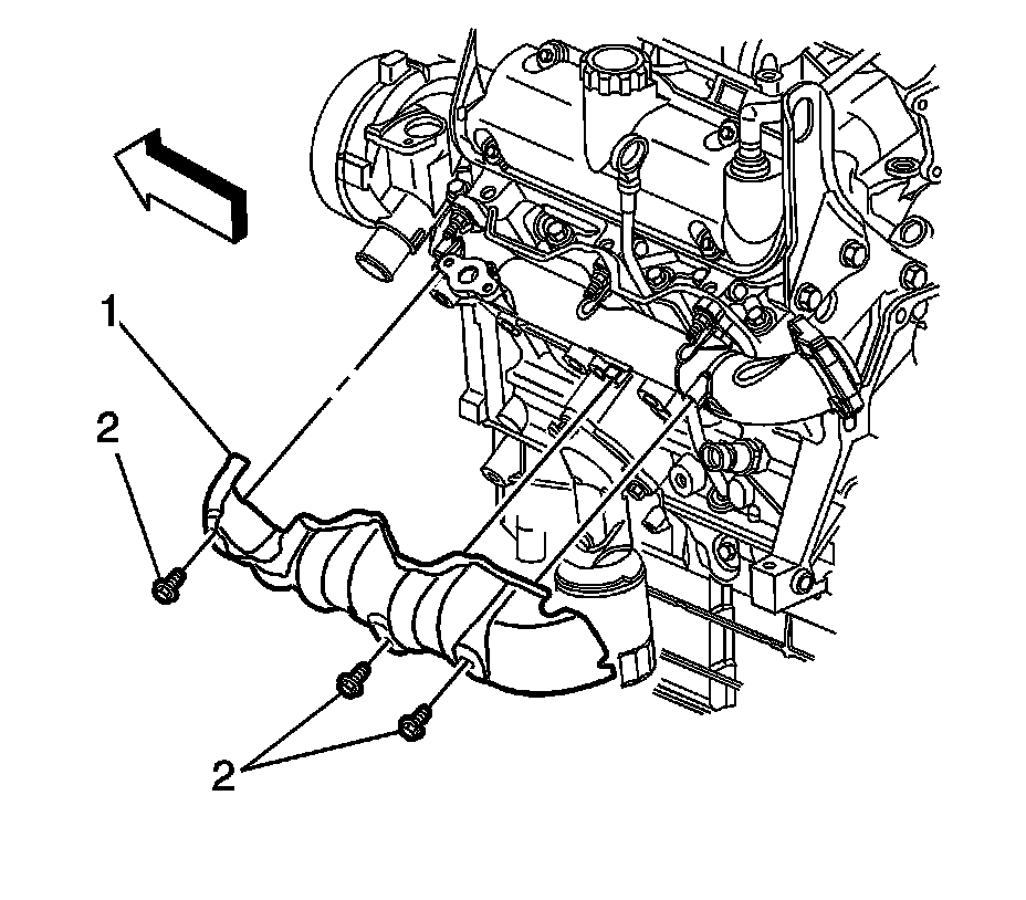 Factory diagram — Exhaust Manifold