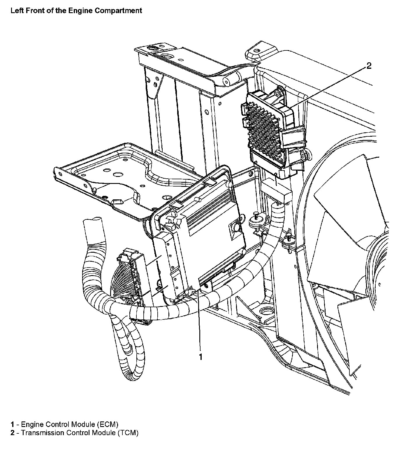 Factory diagram — Engine Control Module