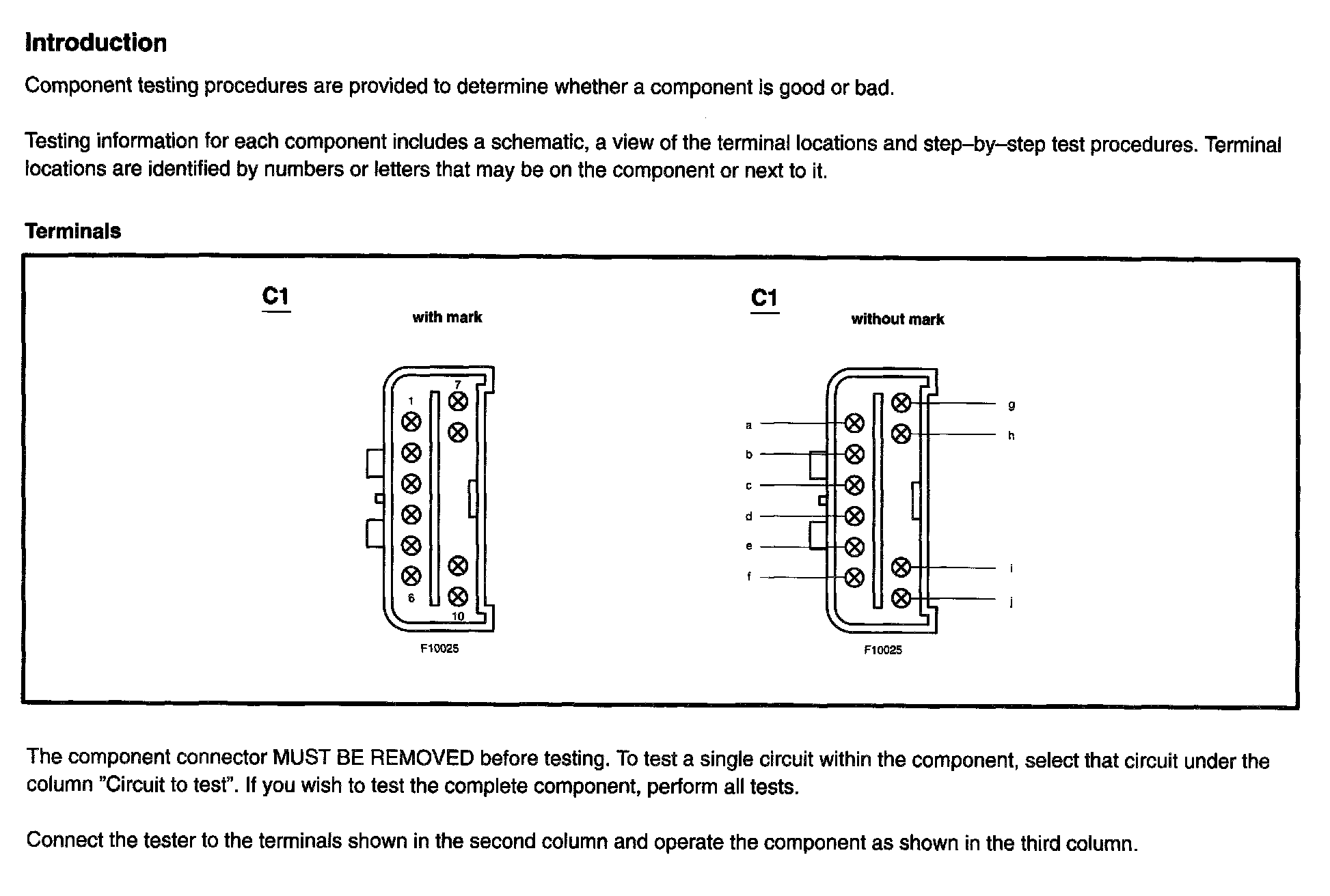 Factory diagram — Turn Signal Switch