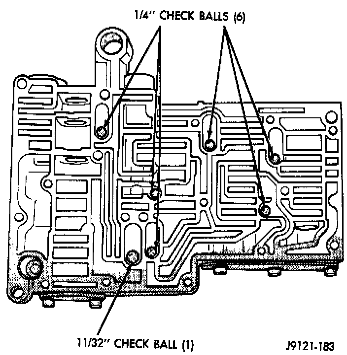 Factory diagram — Valve Body