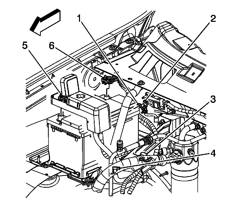 Factory diagram — Battery Cable