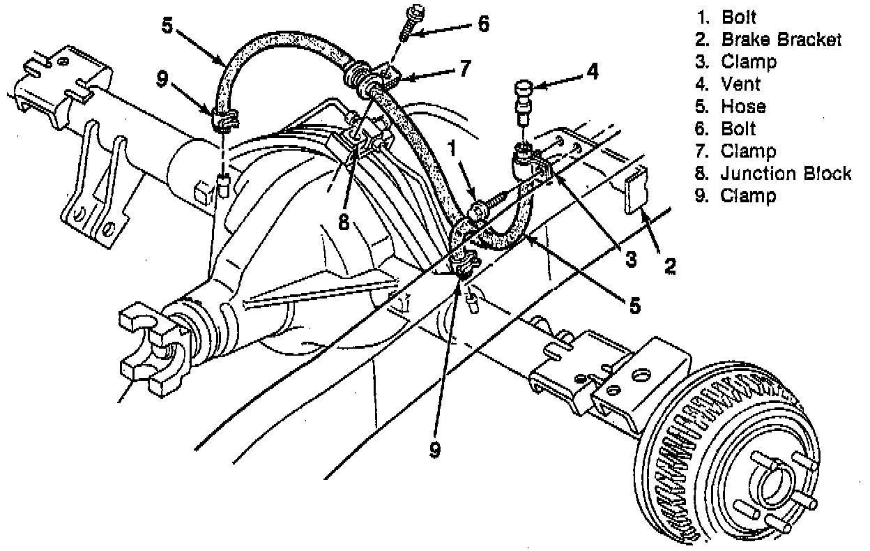 Factory diagram — Differential Axle Housing
