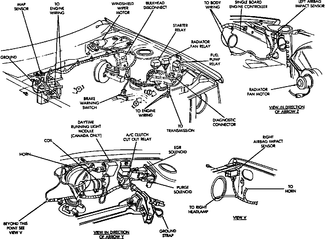 Factory diagram — Wiper Motor