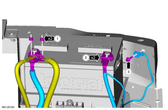Factory diagram — Battery Cable