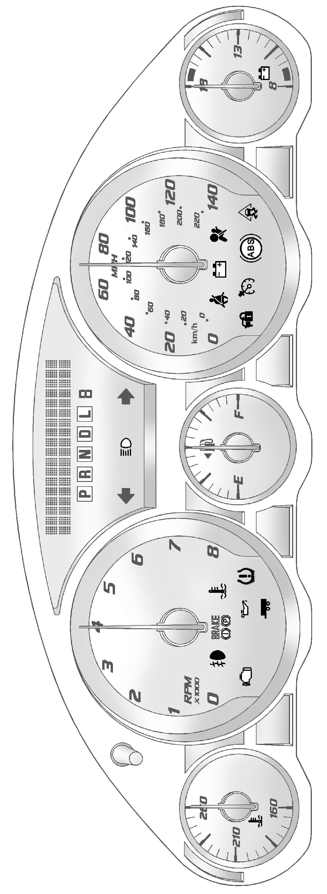 Factory diagram — Instrument Cluster / Carrier