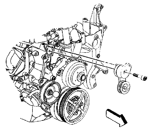 Factory diagram — Drive Belt Tensioner