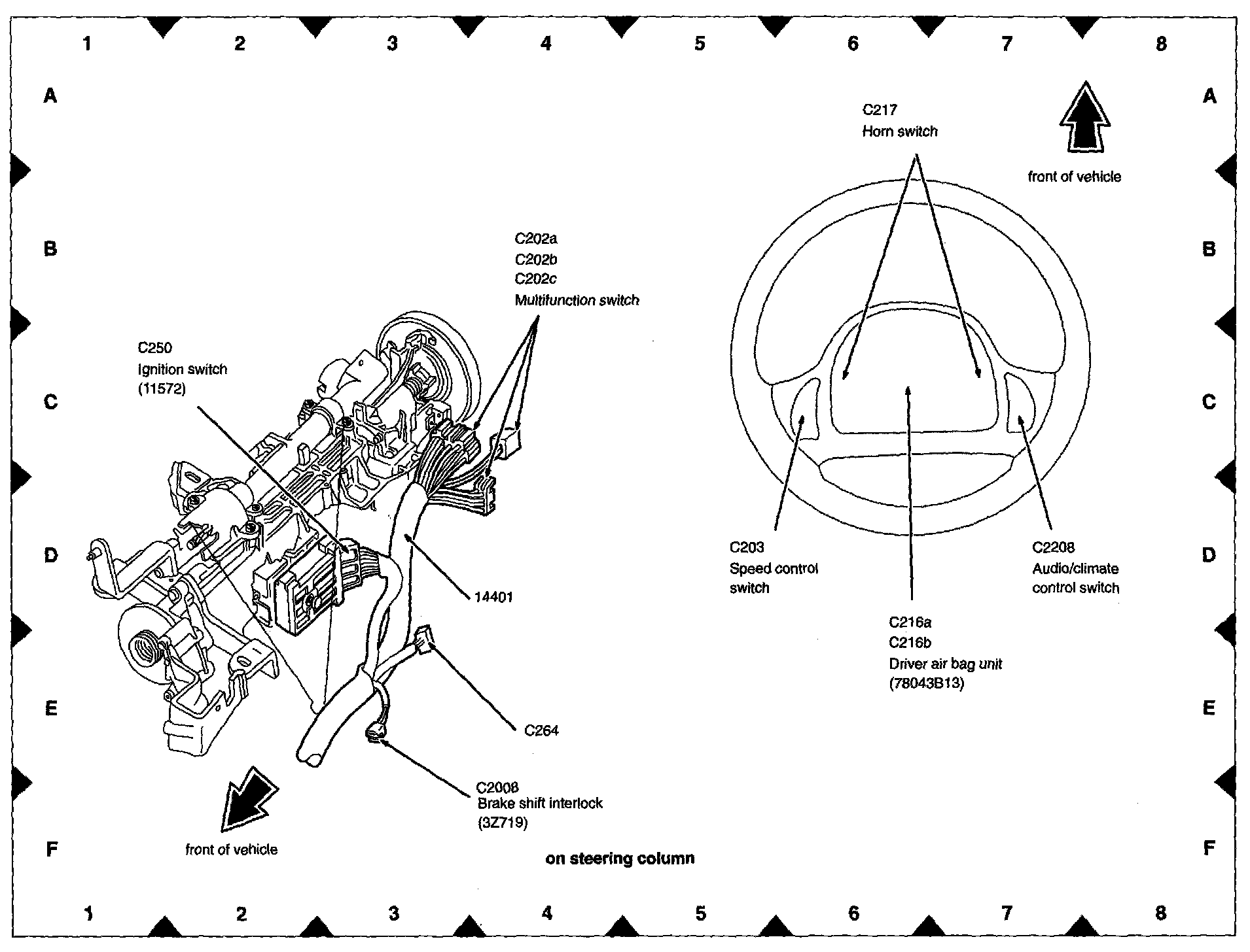 Factory diagram — Cruise Control Switch