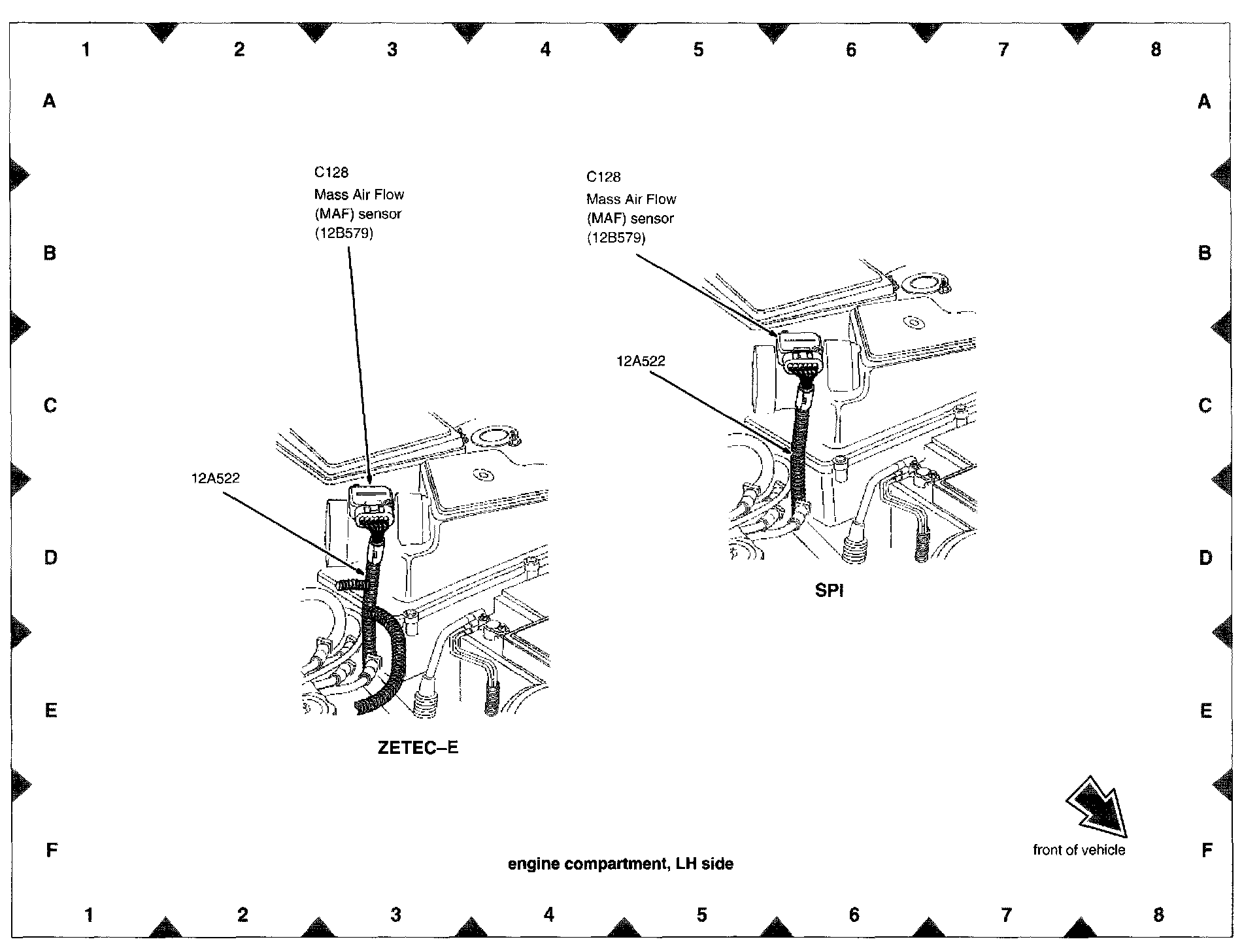 Factory diagram — Air Flow Meter/Sensor