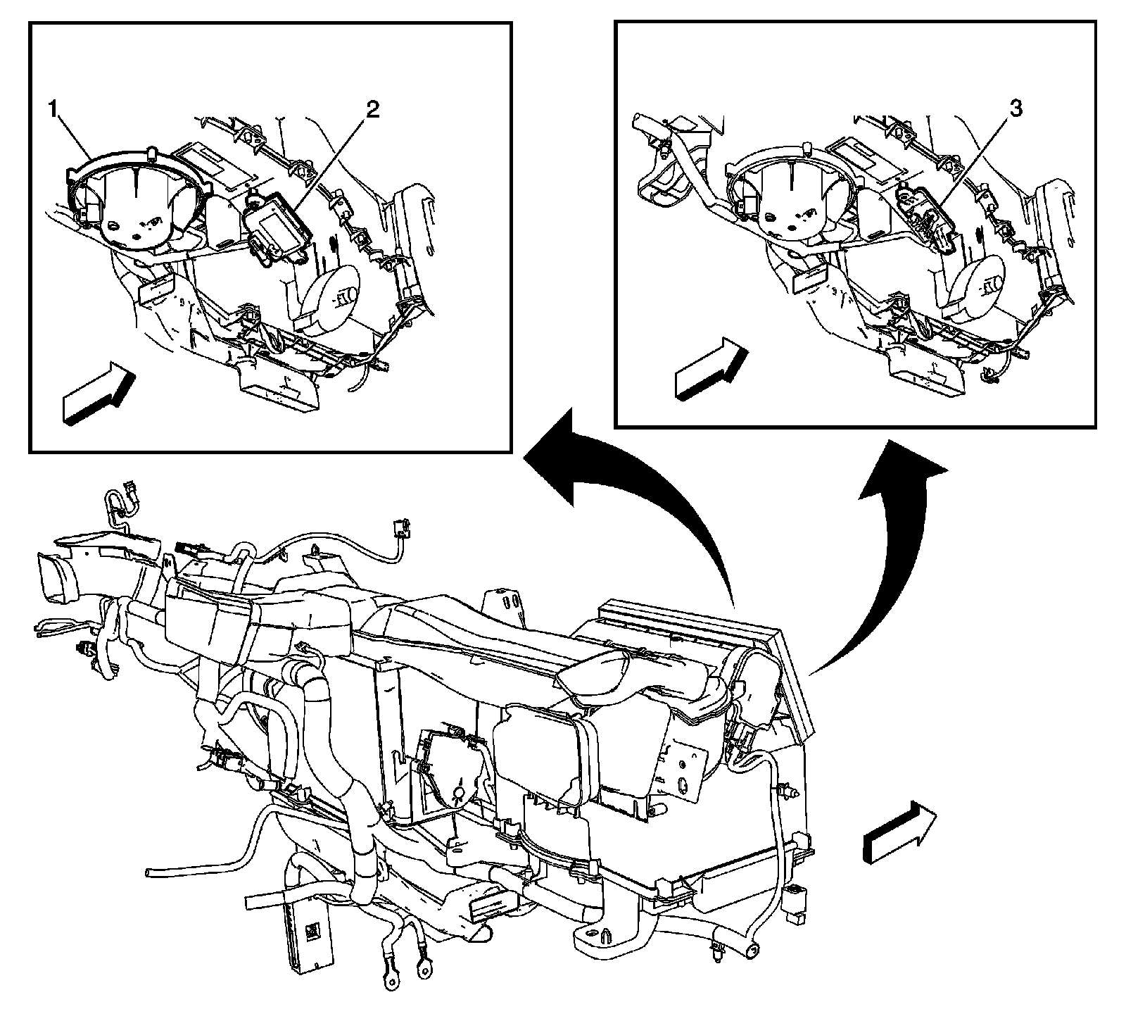 Factory diagram — Blower Motor Resistor