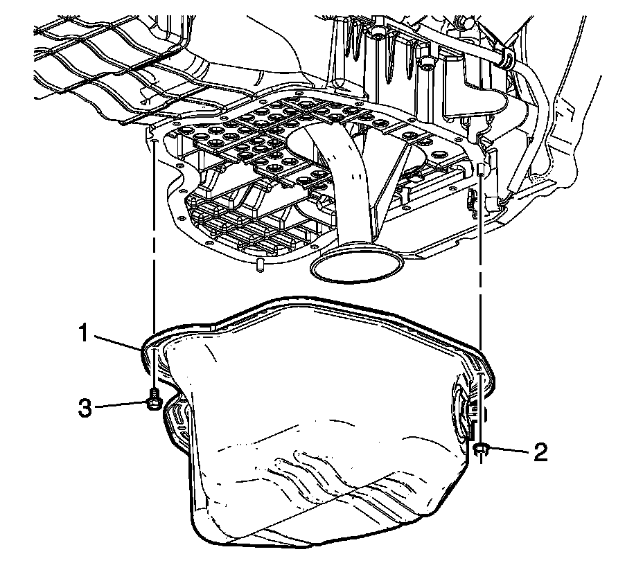 Factory diagram — Oil Pan