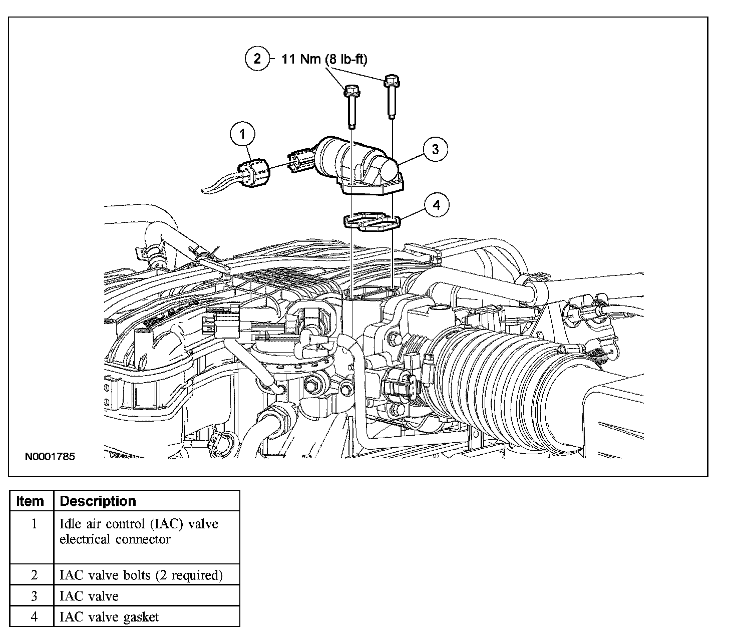 Factory diagram — Idle Speed/Throttle Actuator - Electronic