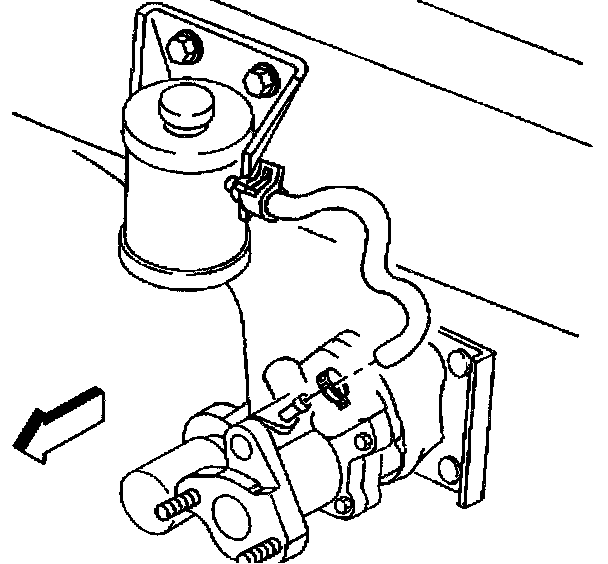 Factory diagram — Hydraulic Brake Booster
