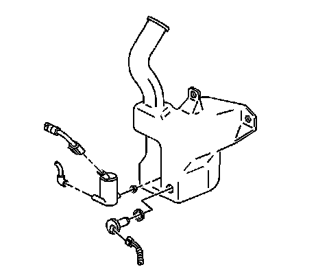 Factory diagram — Windshield Washer Pump